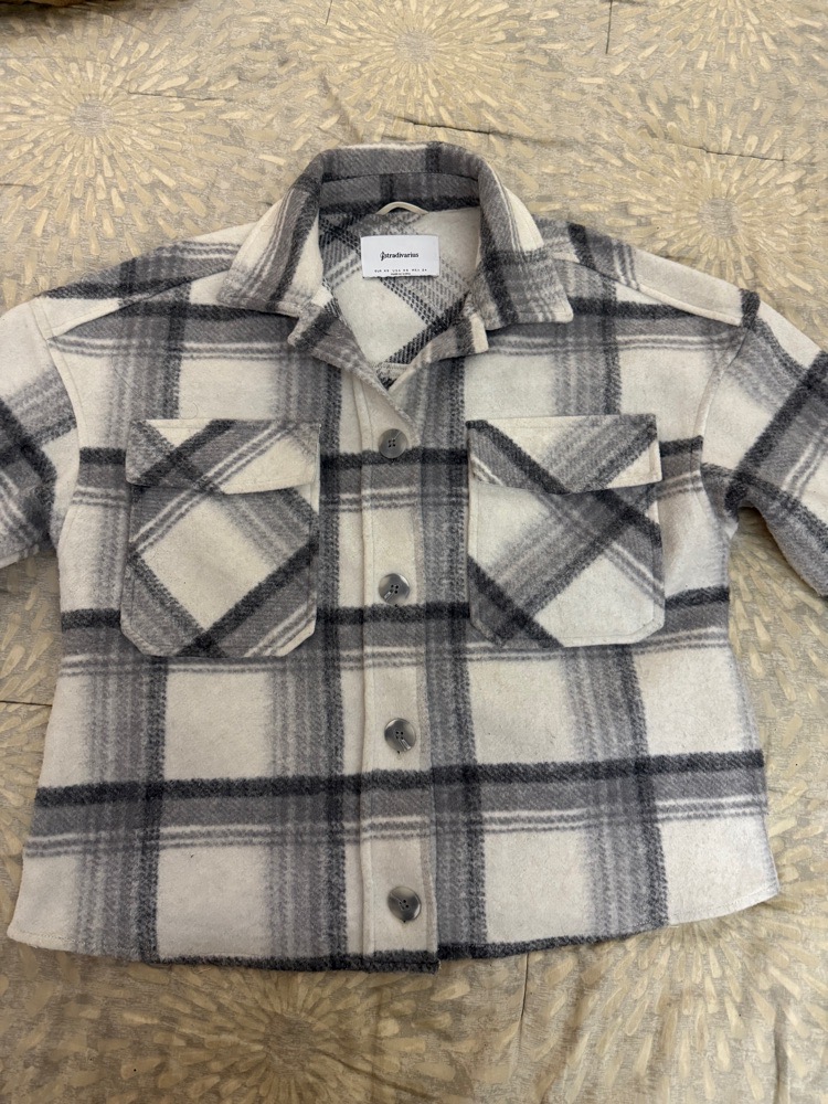 Veste chemise à carreaux