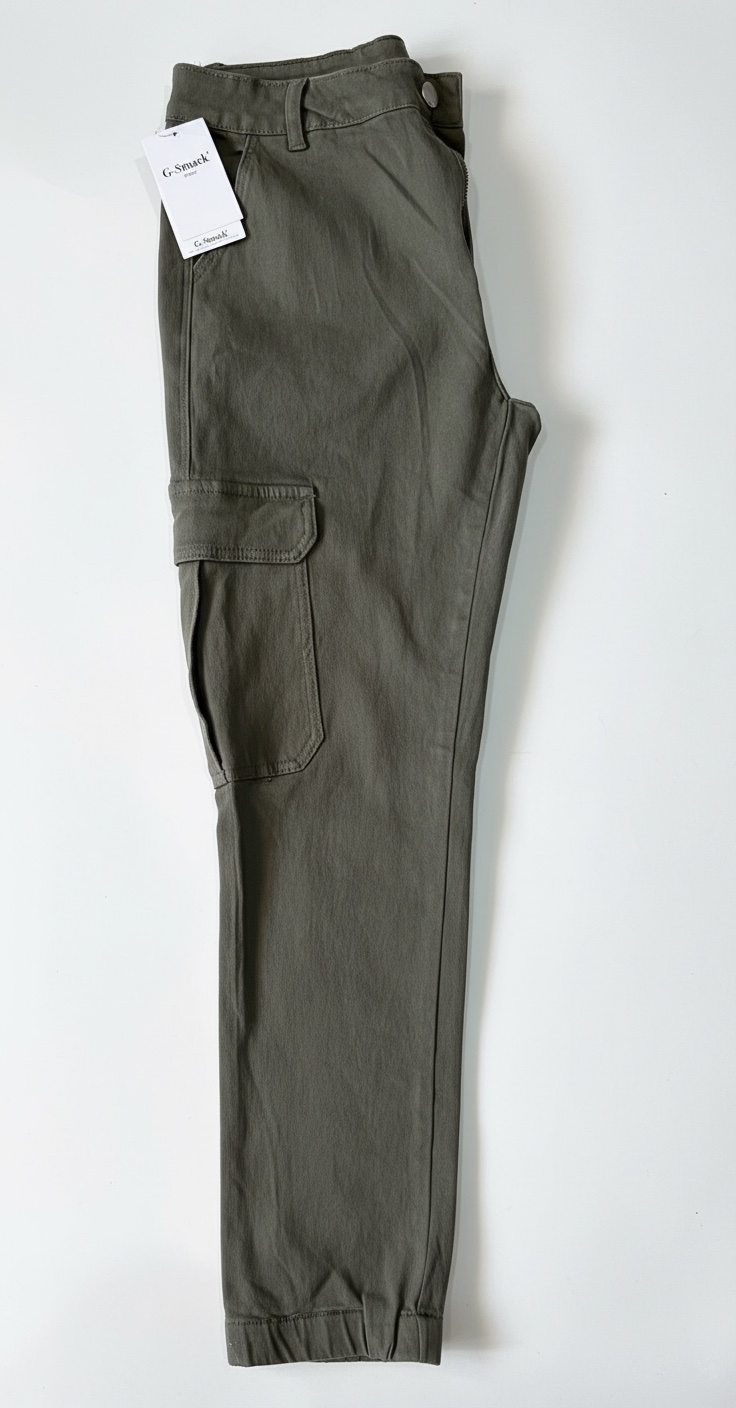 Cargo vert olive importé Blegique 