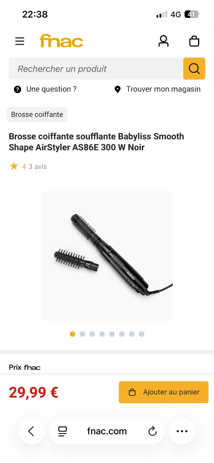 Brosse soufflante