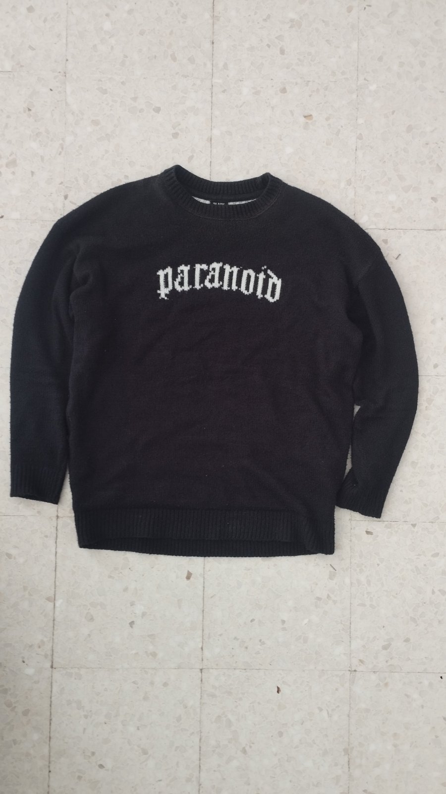 Pull en laine BLACK SQUAD