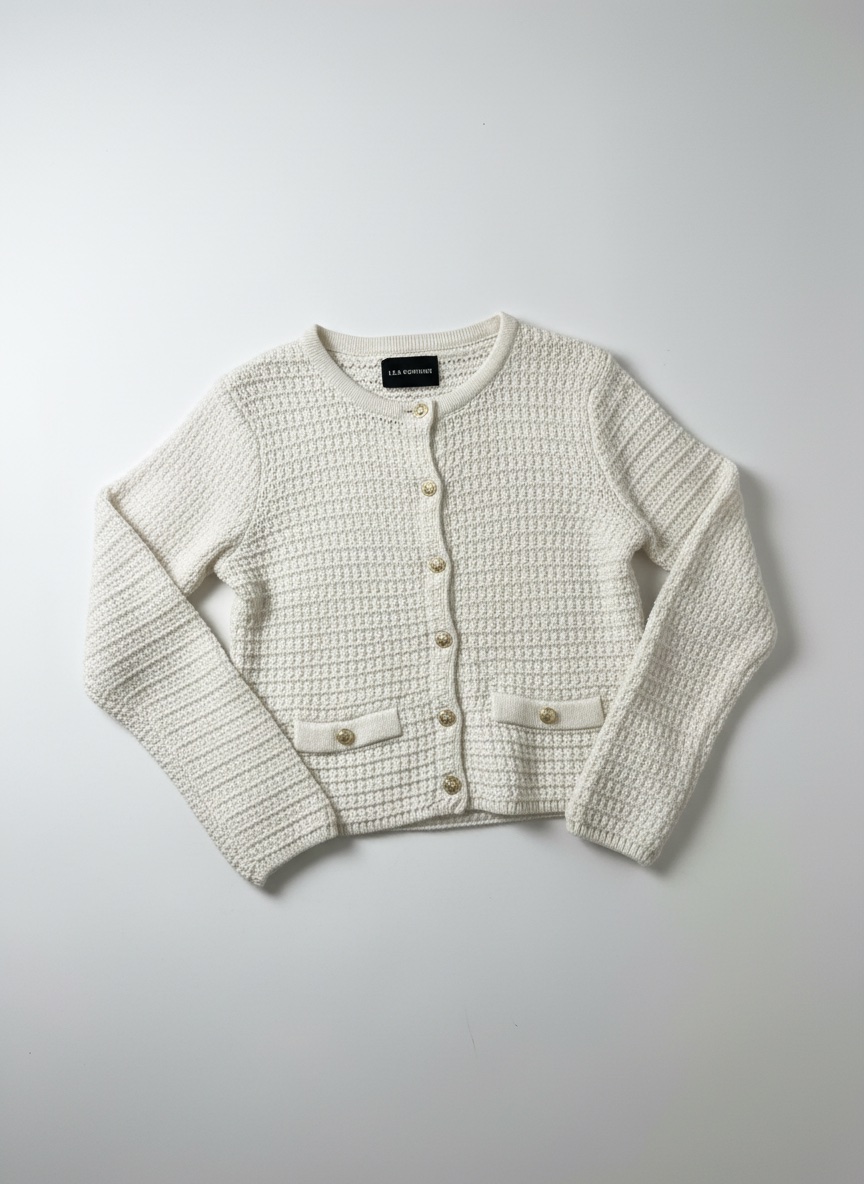 Gillet chic blanc de la marque LES COPAINS