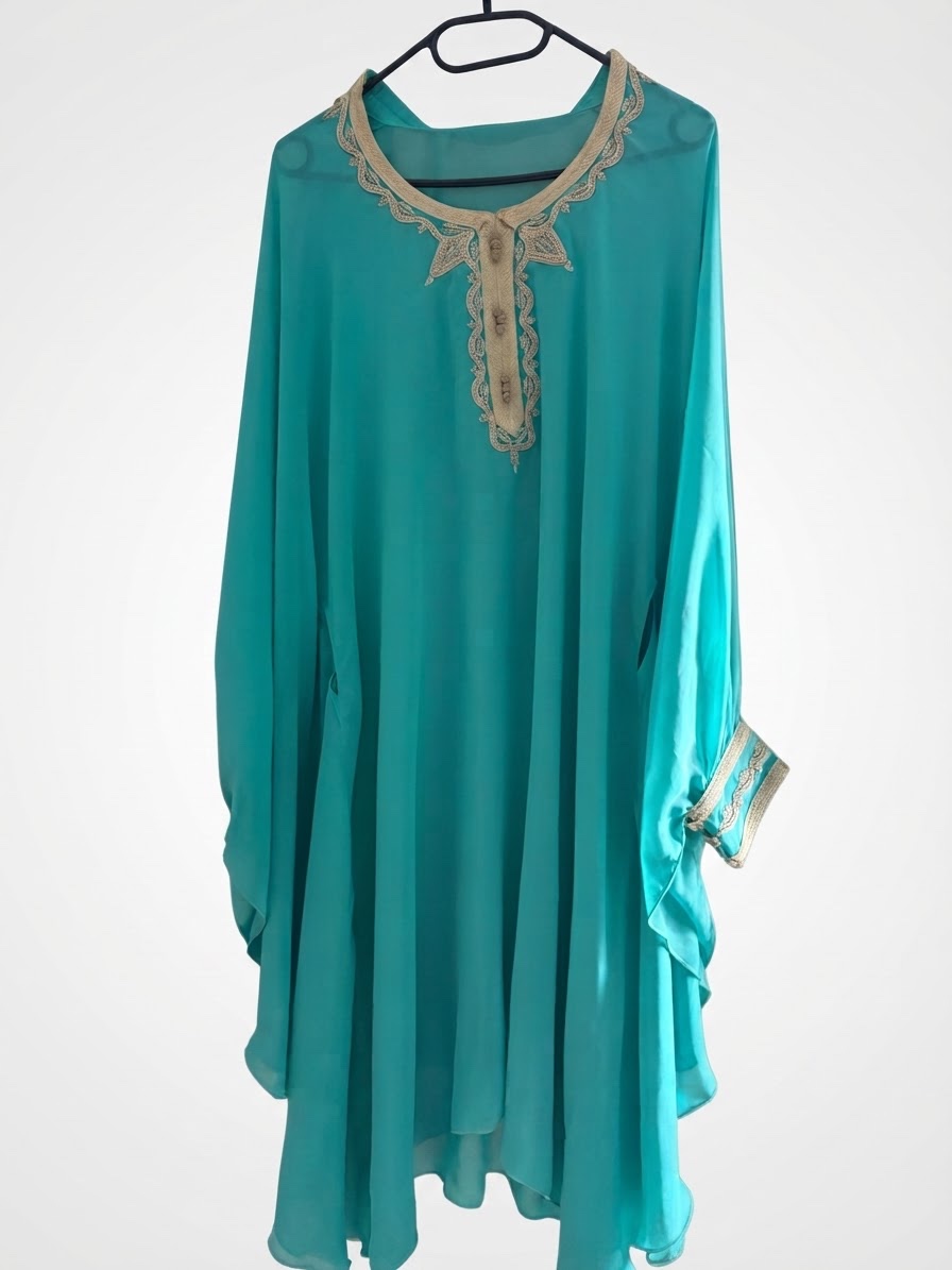 Robe traditionnel en turquoise 🩵💚