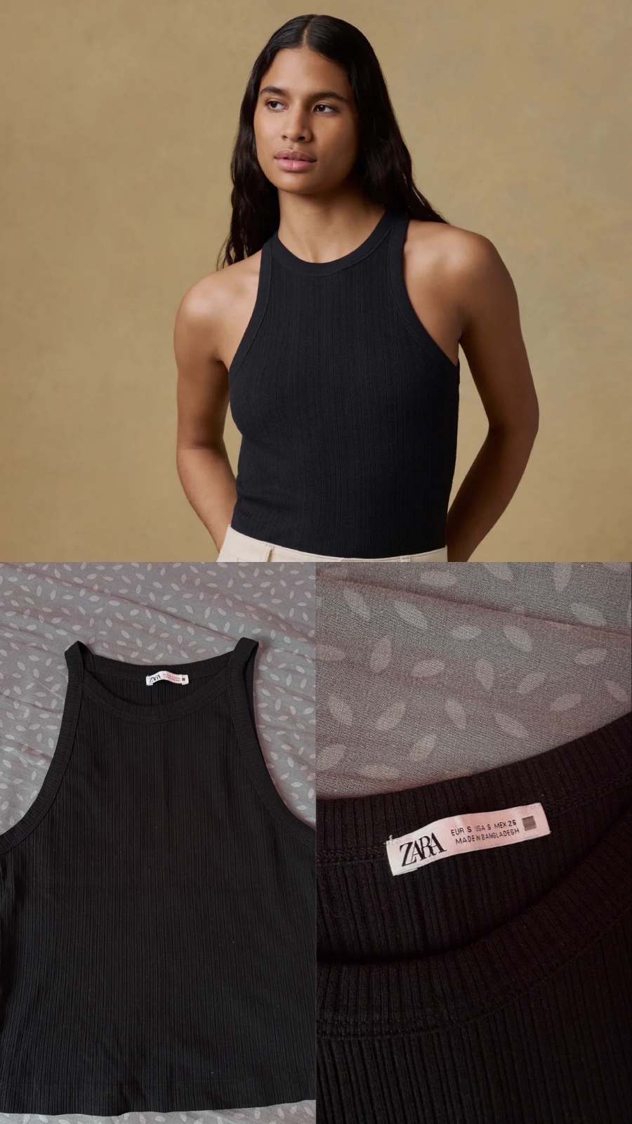 Pull ZARA noir basic 