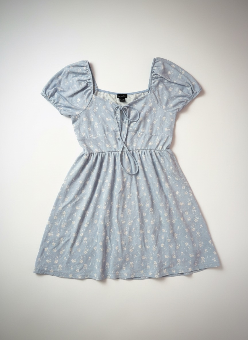 Une robe fleuri 🩵🤍 (justify) 