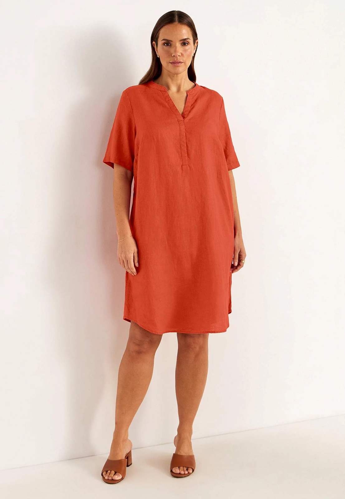Robe chemise trés élégante 🧡🧡