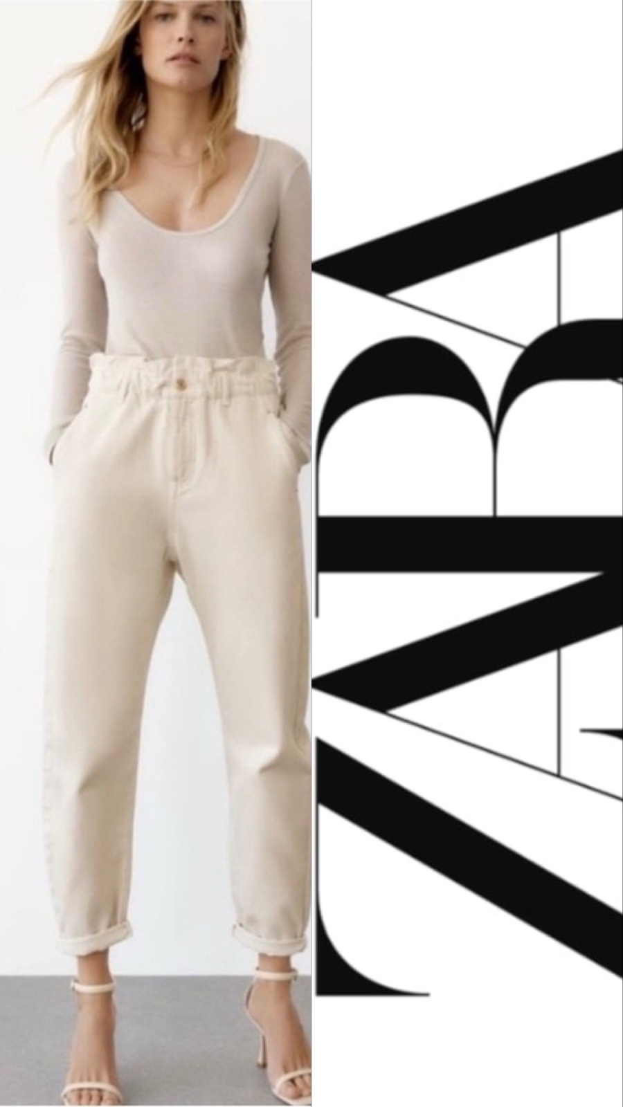 Pantalon jean ZARA (denim)