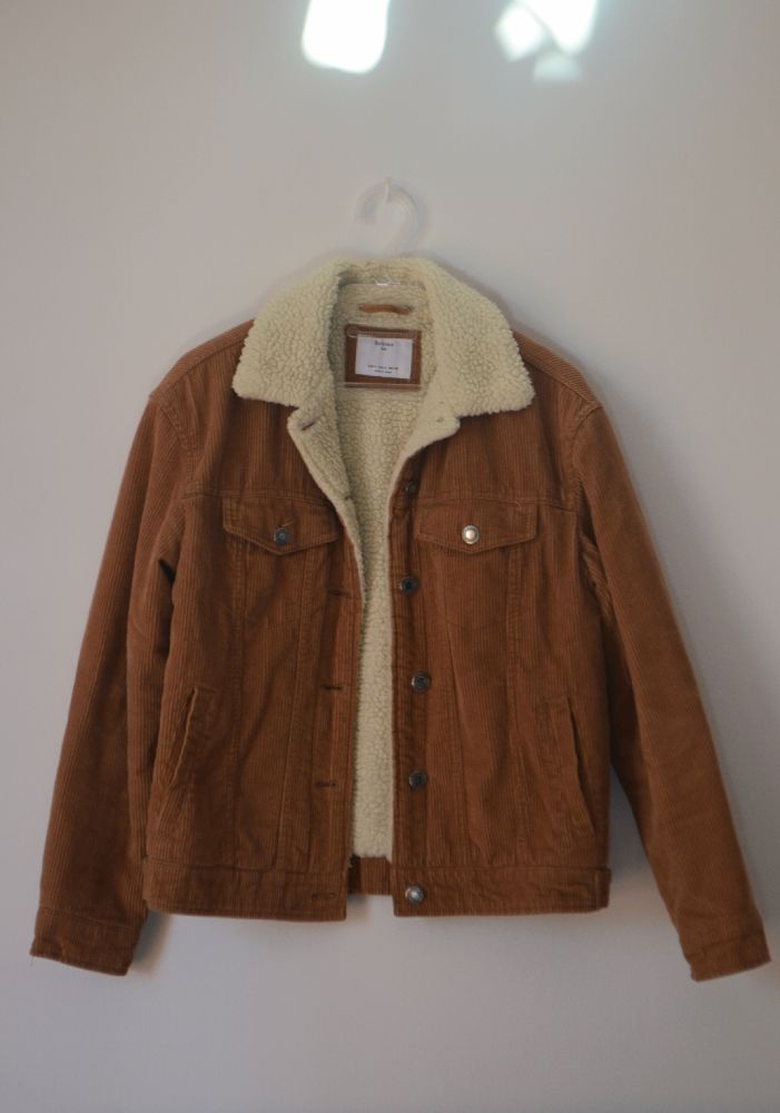 Blouson velours doublé de sherpa ( corduroy )