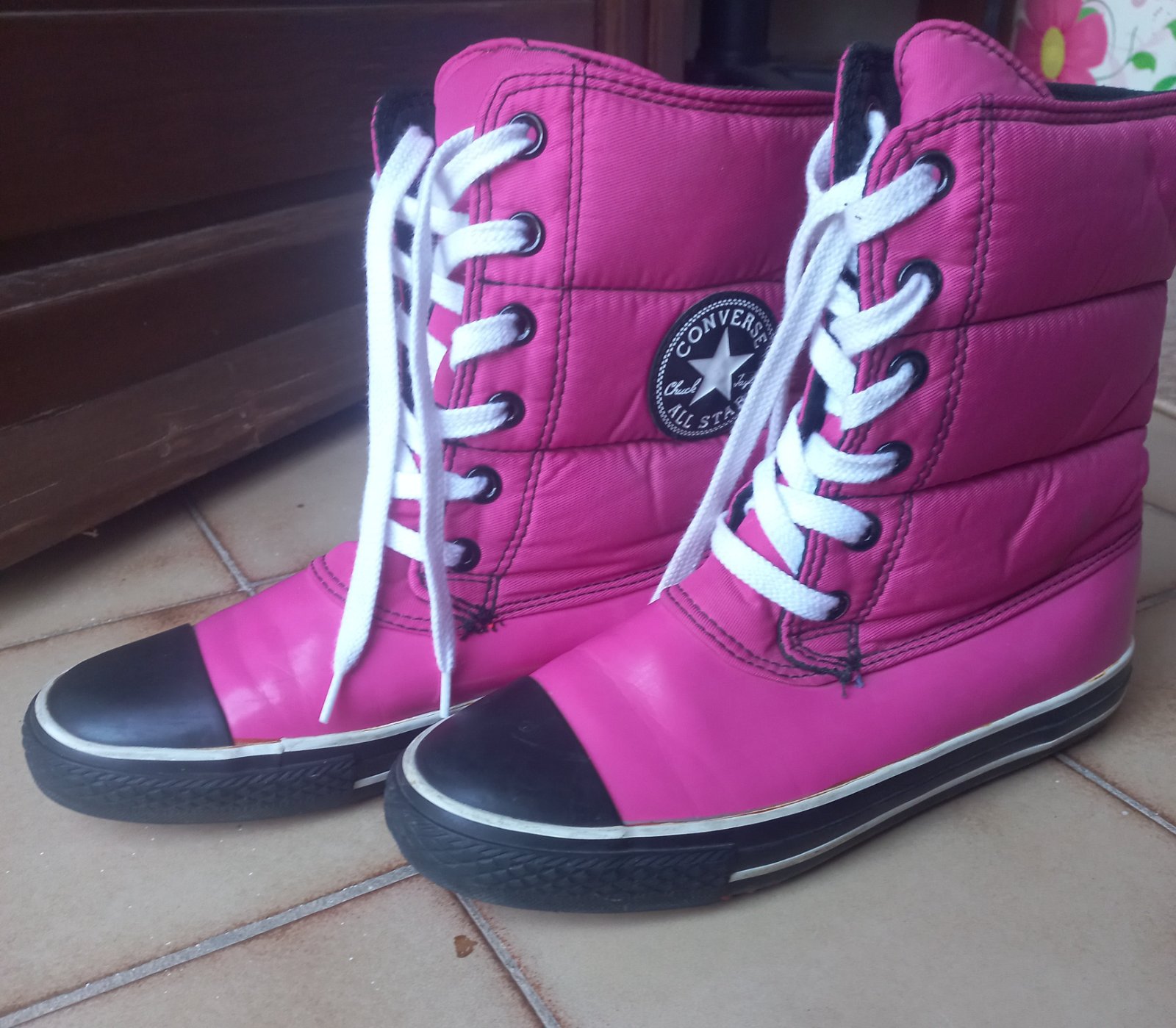 Bottes d'hiver Converse Chuck Taylor Rose Flash