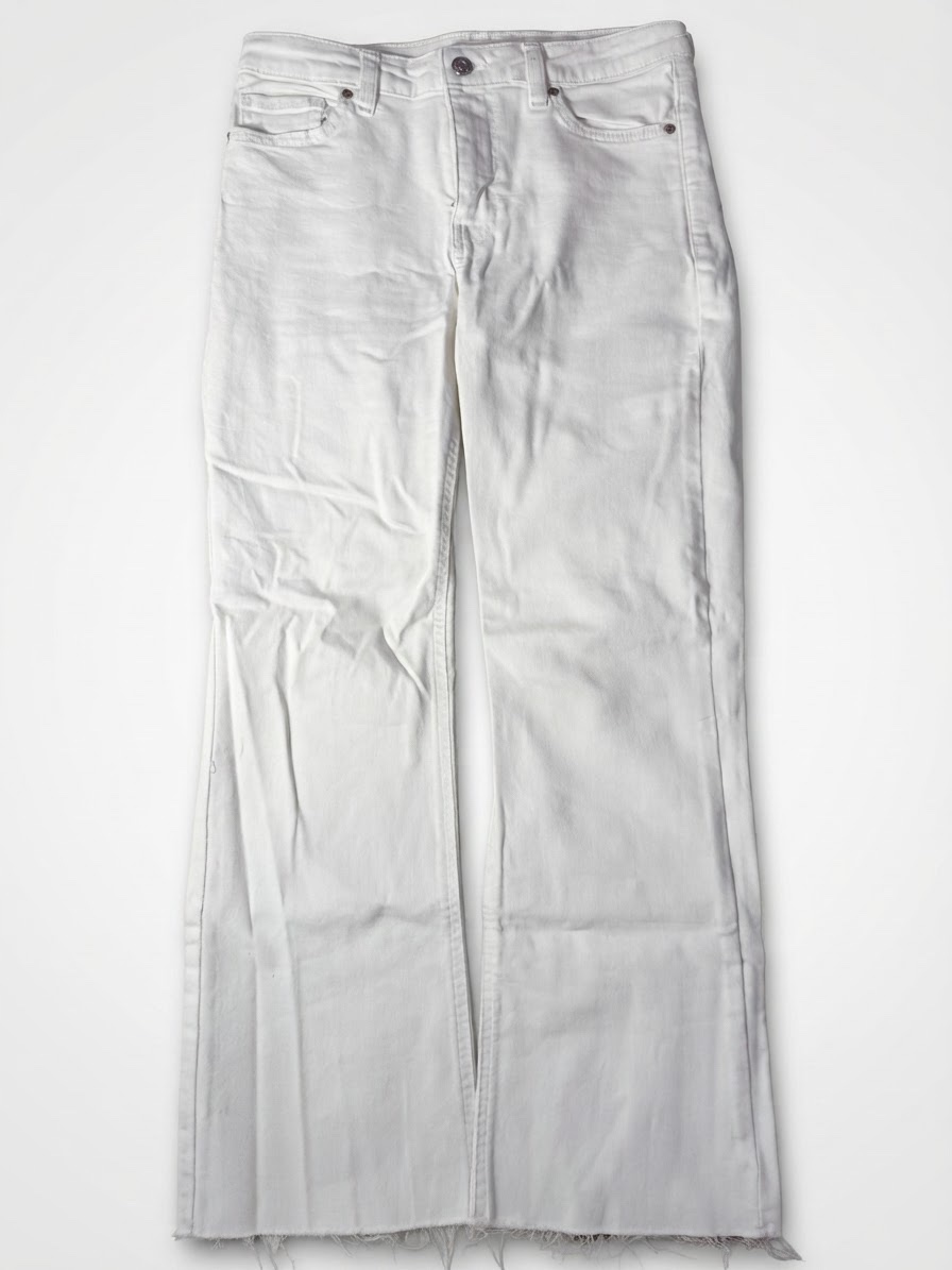 Pantalon mango blanc 
