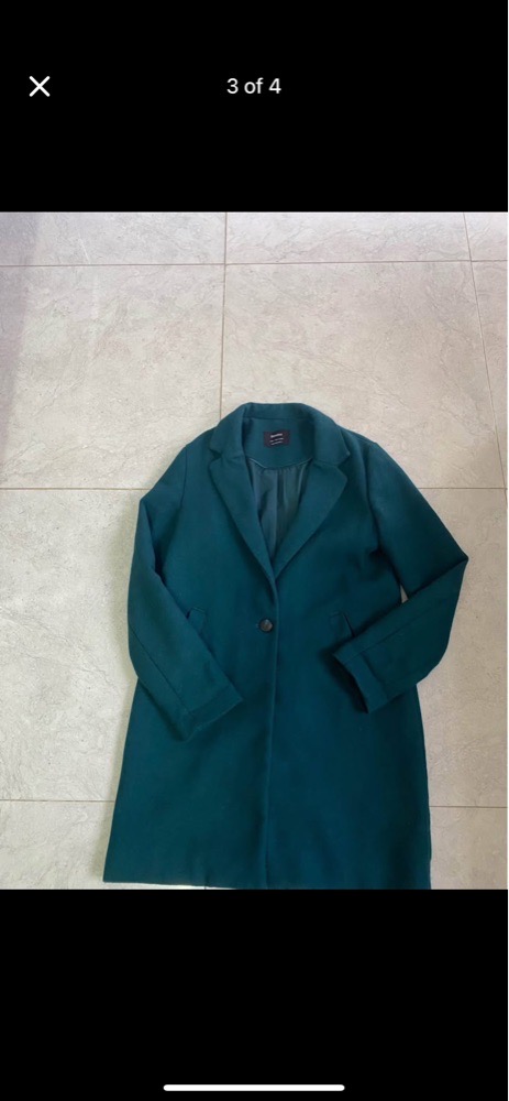 Manteau veste vert