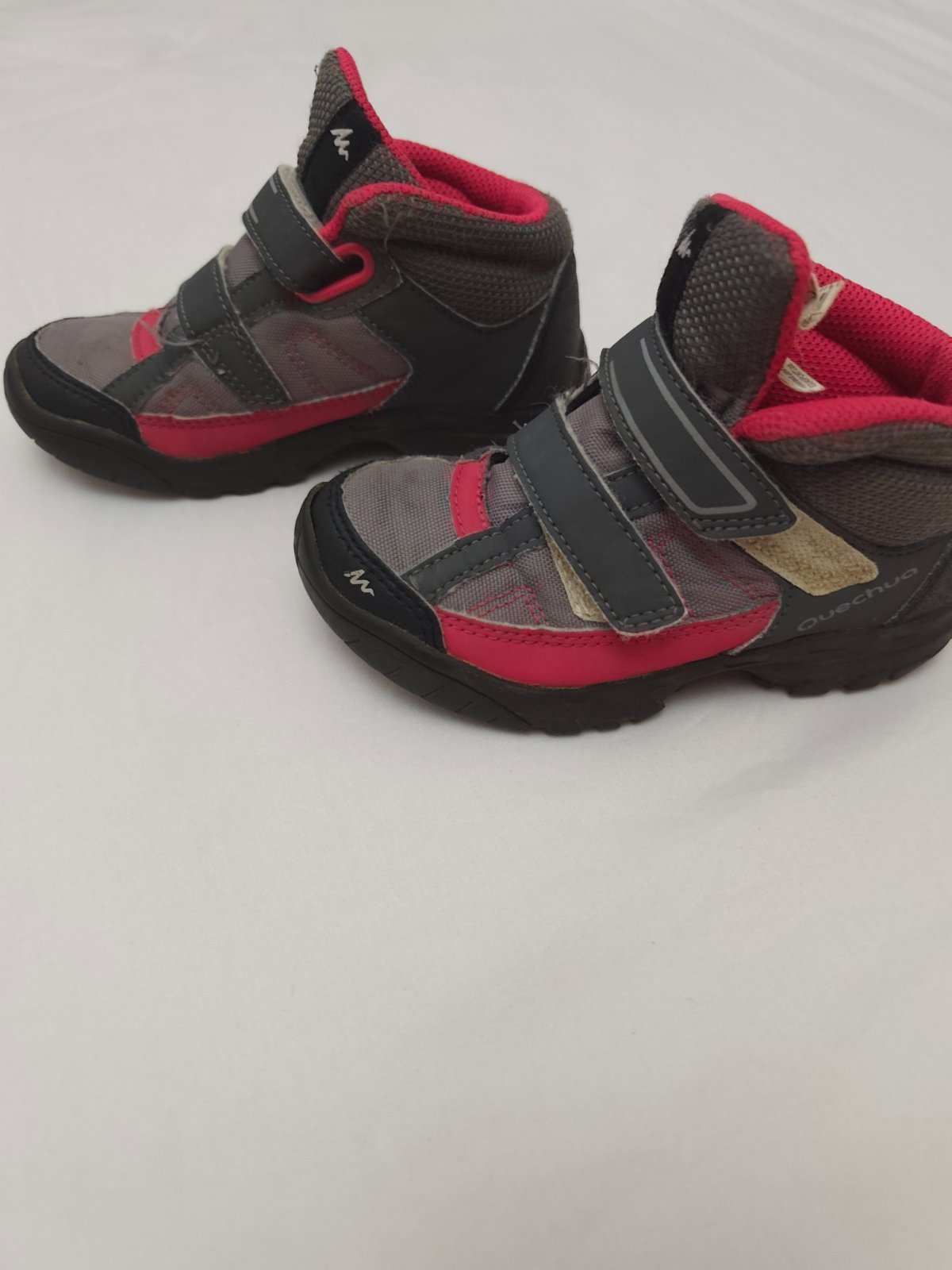 Chaussures montantes enfants Decathlon  rose gris noir