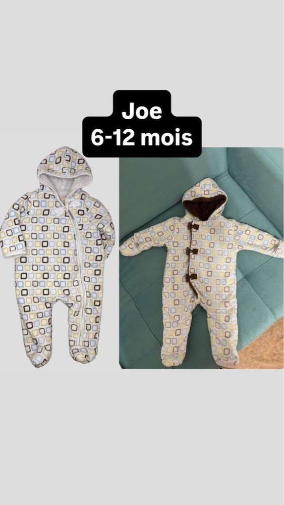 Combinaison polaire 6-12 mois 🐻🐻
