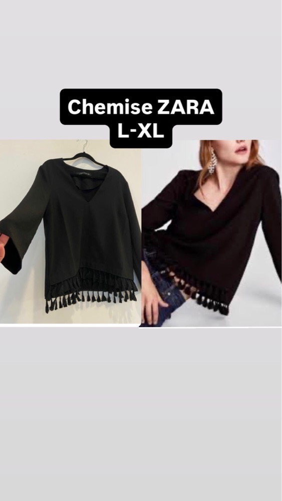 Chemise ZARA WOMEN taille xxl 😍😍😍