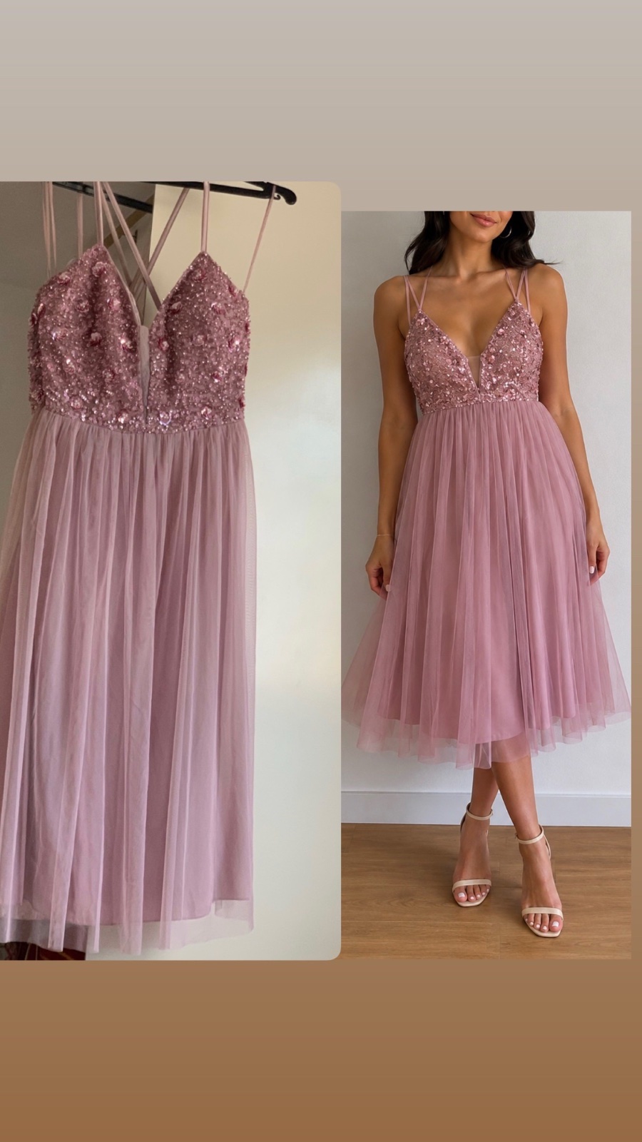 Robe soirée rose taille 38 🌸🌸