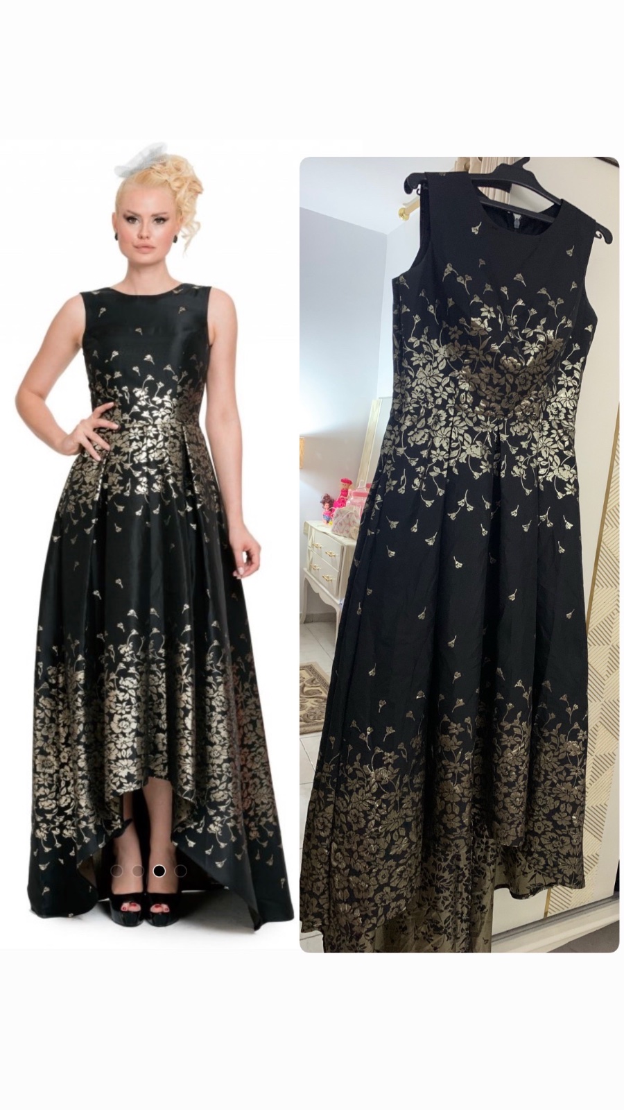 Robe soirée noire made in turkey 🖤