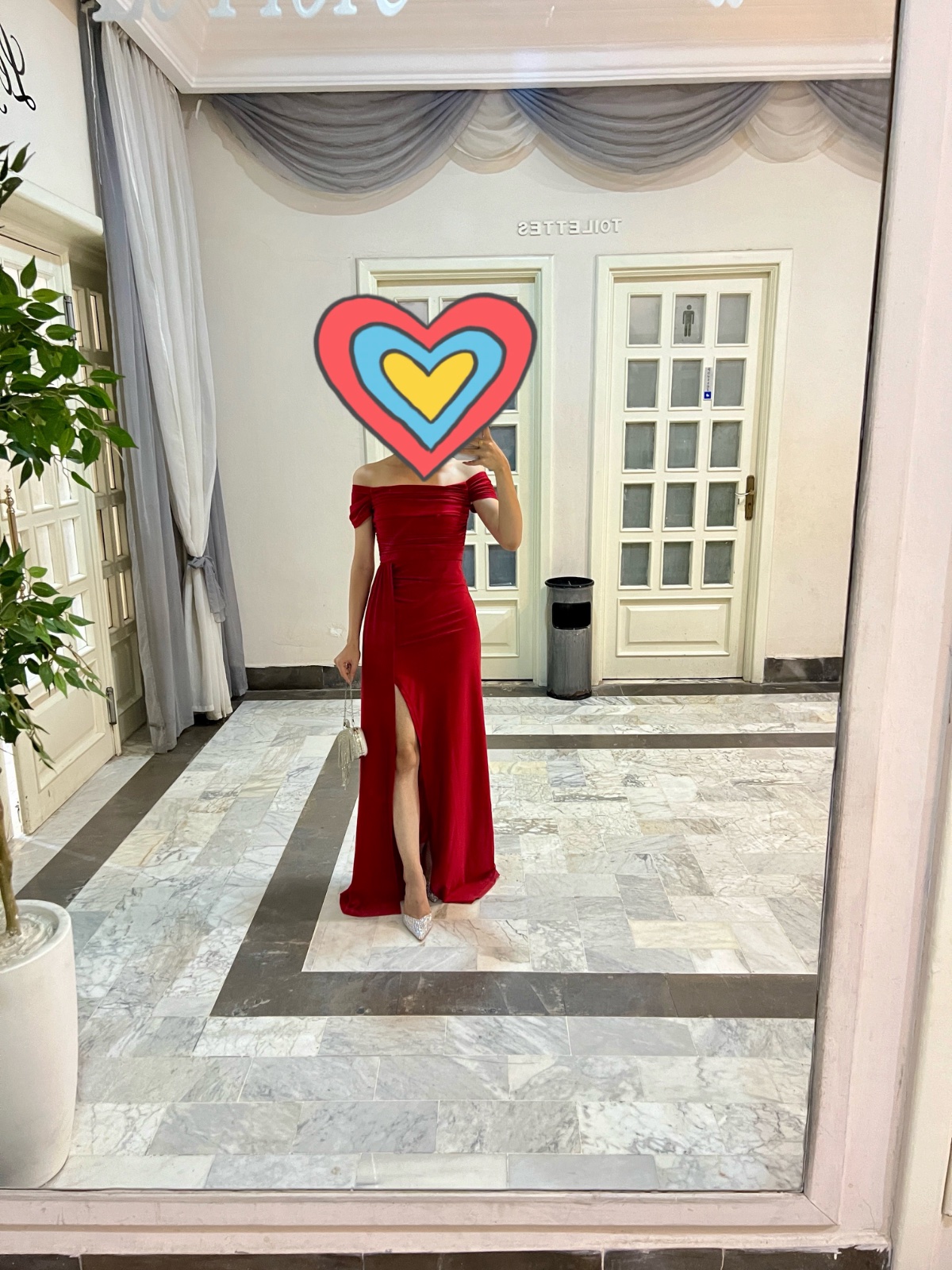 Robe de soirée rouge
