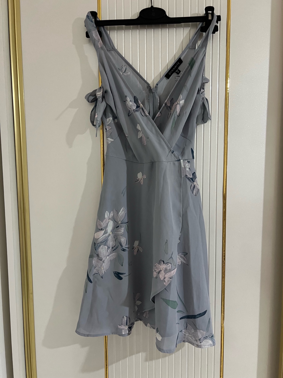 Robe d'été fleurie à épaules dénudées - Dynamite (Taille 34)
