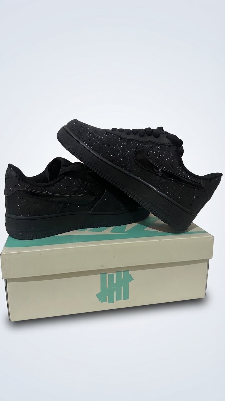 Nike Air Force 1 Noir – Édition Limitée Custom 🖤👟