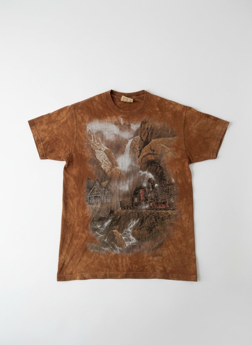T-shirt marron 