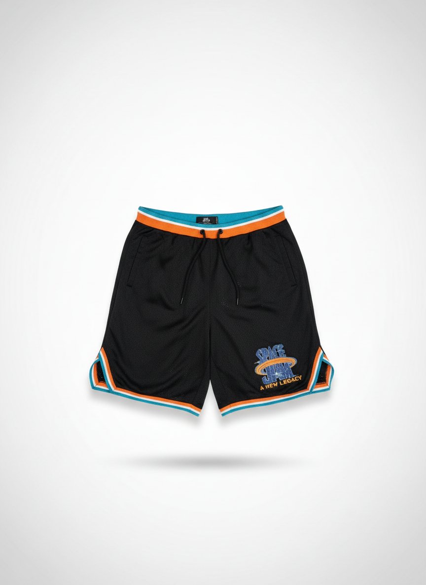 Short de basket-ball noir de marque Pull&Bear