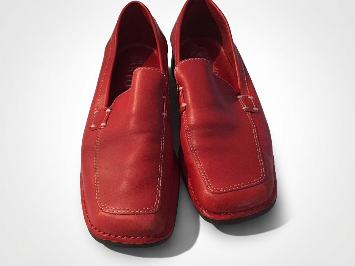 Franco Sarto Women Red Flats 5 1/2 M