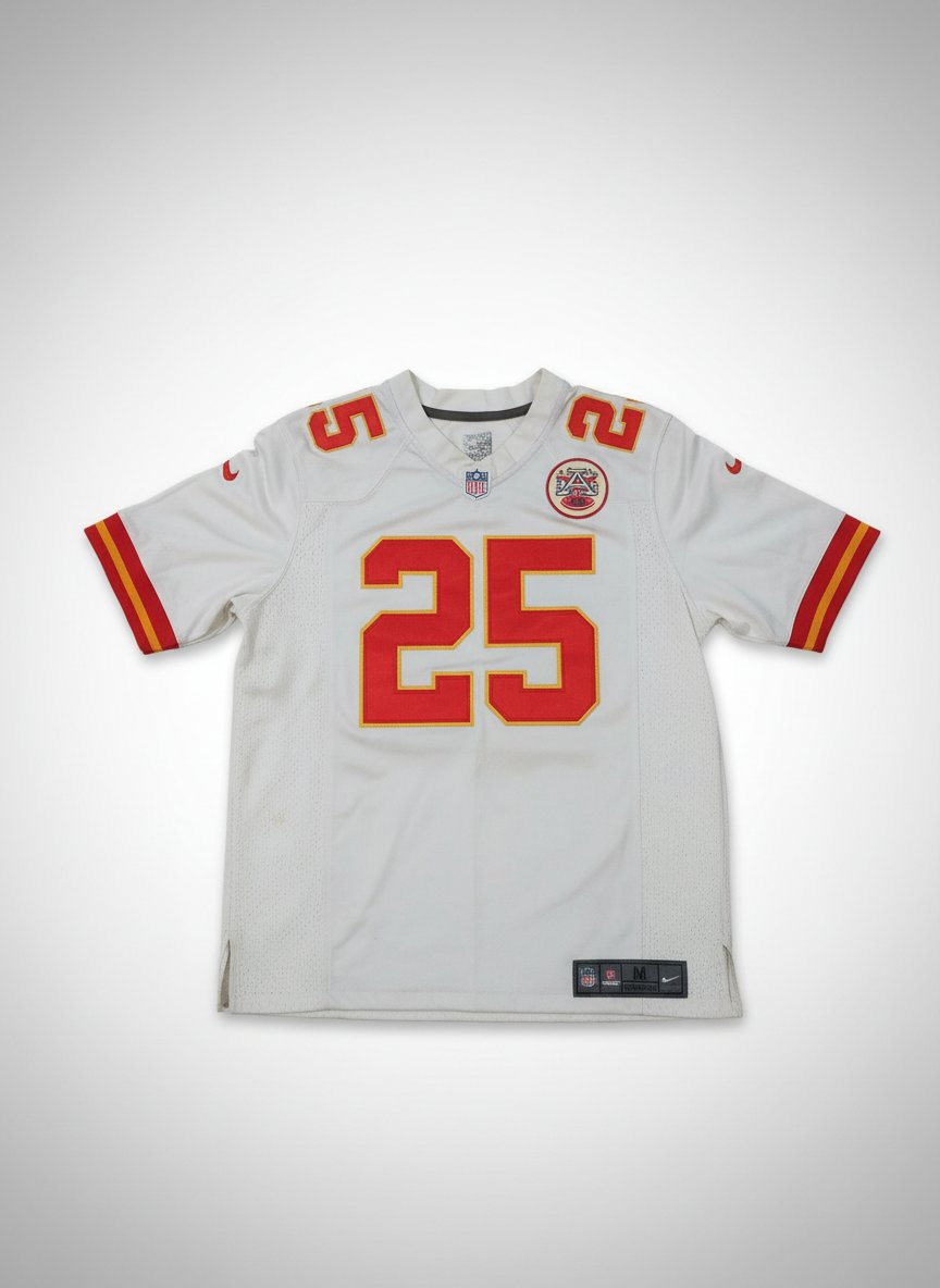 Men's Nike Clyde Edwards-Helaire White Kansas City Chiefs Game Jersey
