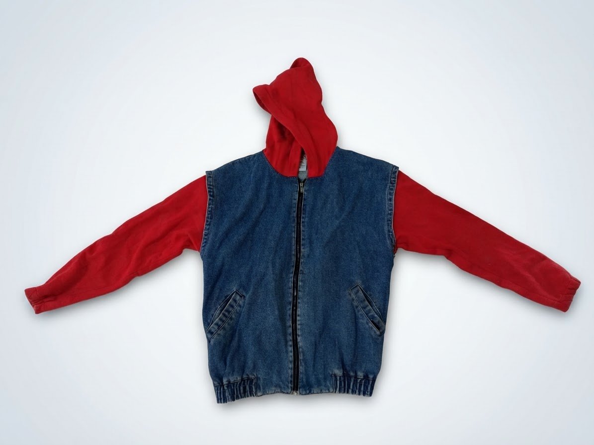 Veste en jean bleue 
