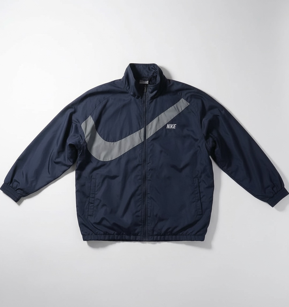 Veste double face gris/bleu