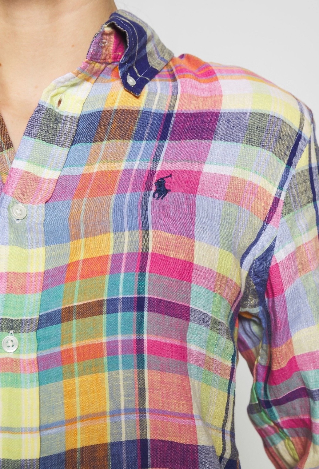 Chemise femme en lin ralph lauren 