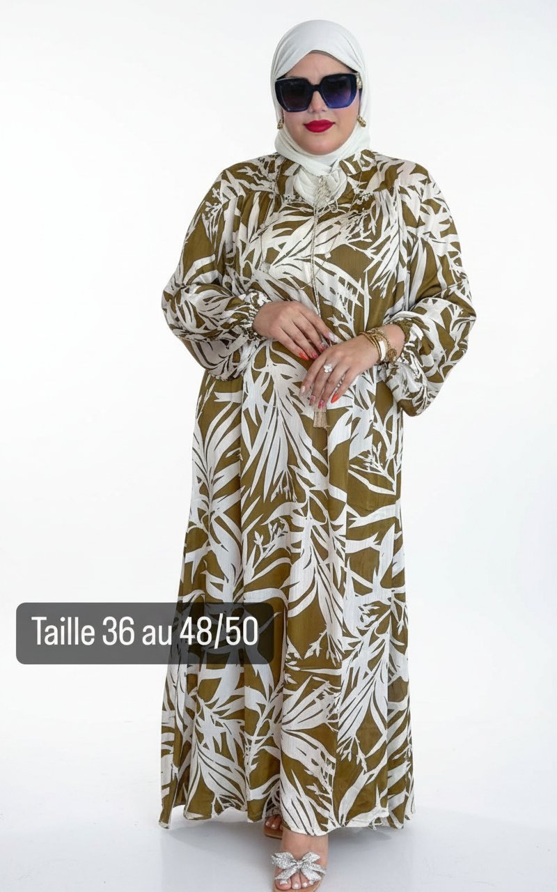 Robe chic en moussline de soie