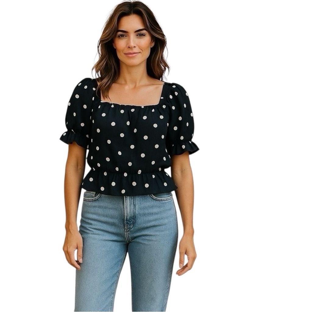 Polka dots blouse 