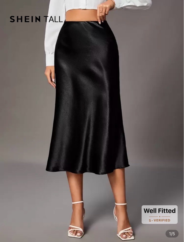 Satin skirt 