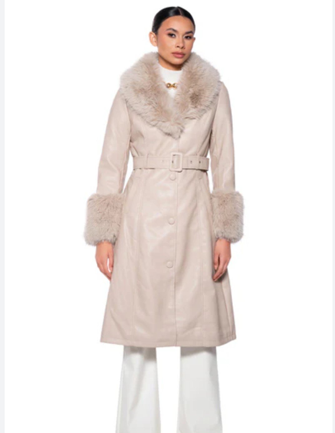 Manteau cuir