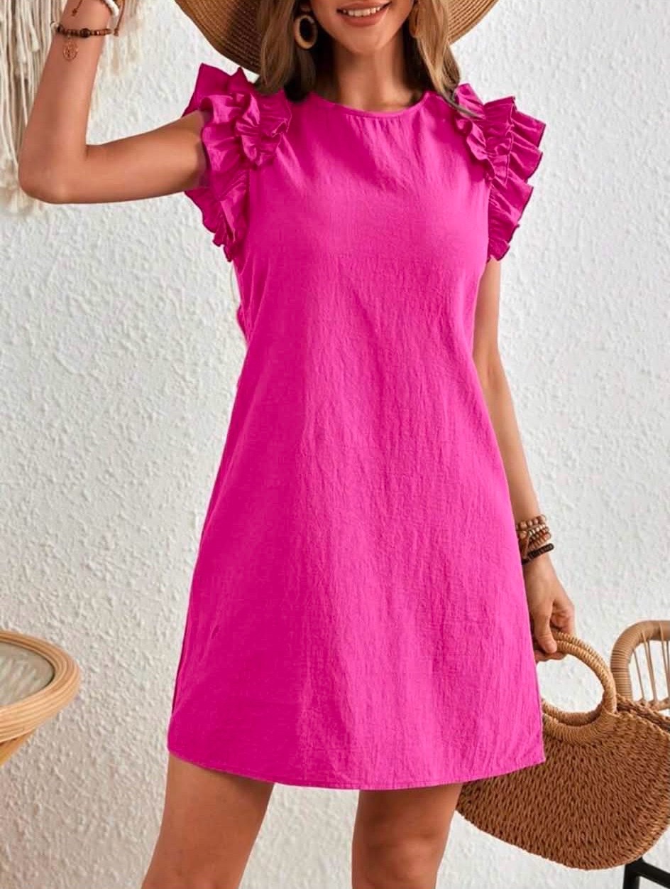 Robe Shein en lin de coton 
