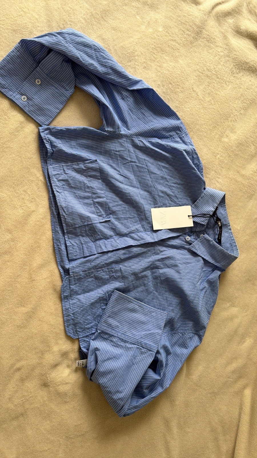 Cropped chemise zara