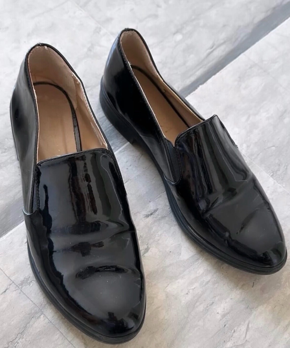 Mocassins vernies femme 