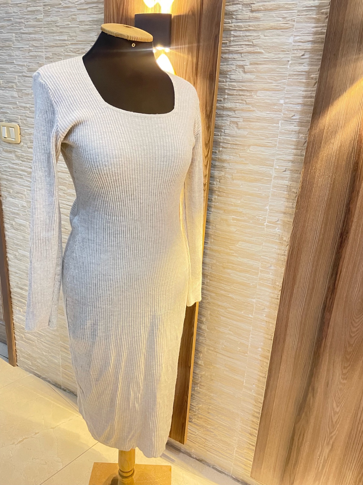 Robe beige 
