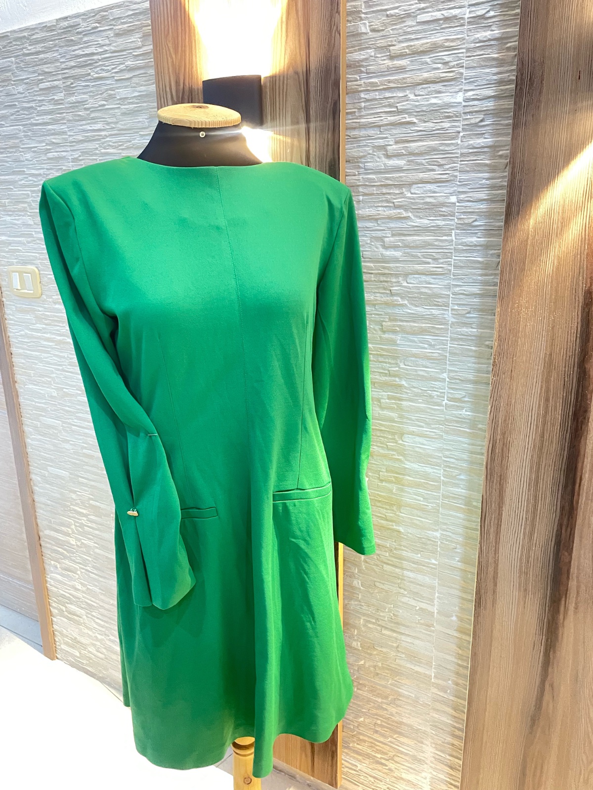 Robe courte vert