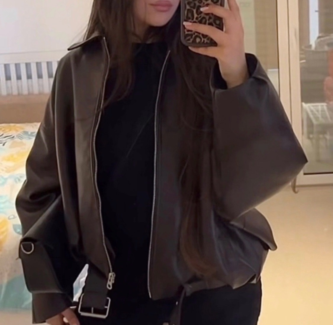 Leather jacket