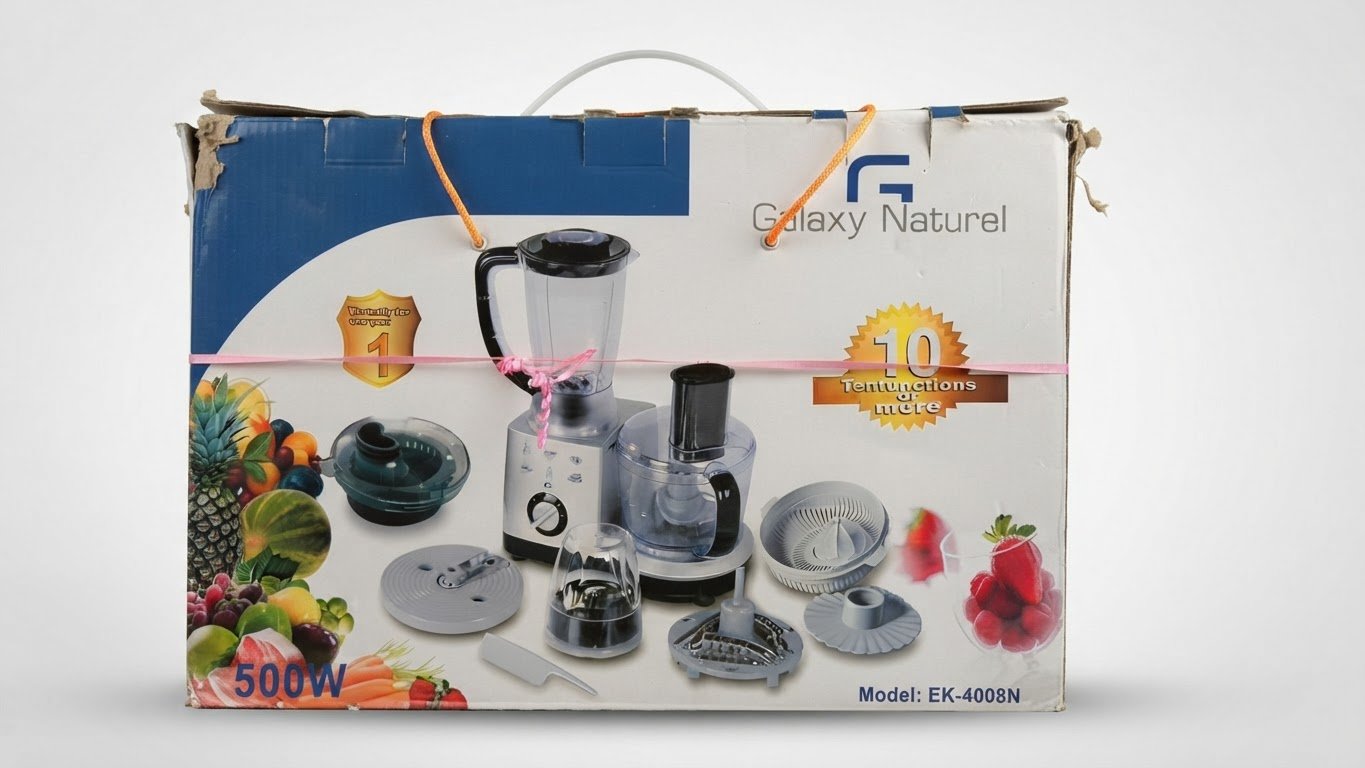 Robot de cuisine multifonction 10-en-1 Galaxy Naturel (500W)