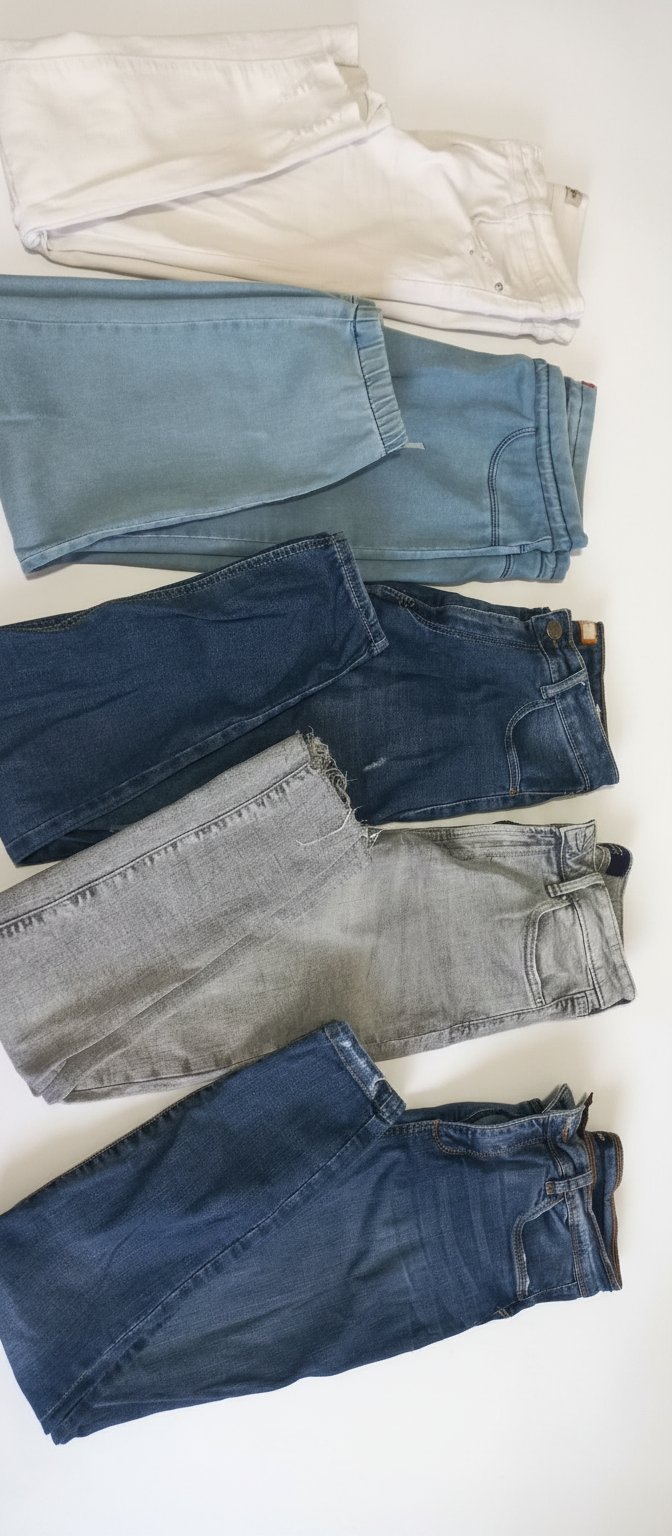 Lot de 5 jeans et pantalons mom/ slim – Tailles 36/38/40 