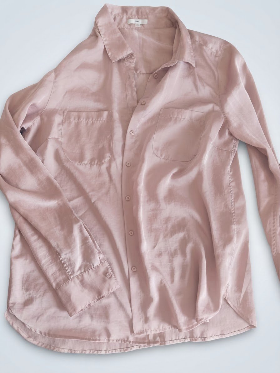 Chemise fluide GAP – Rose poudré