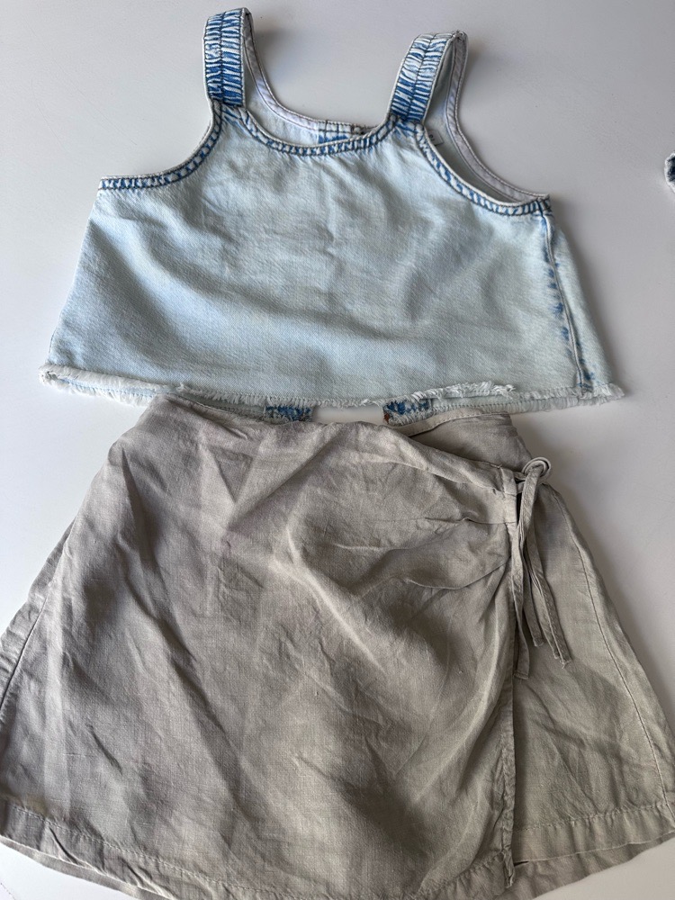 Jupe short en LIN