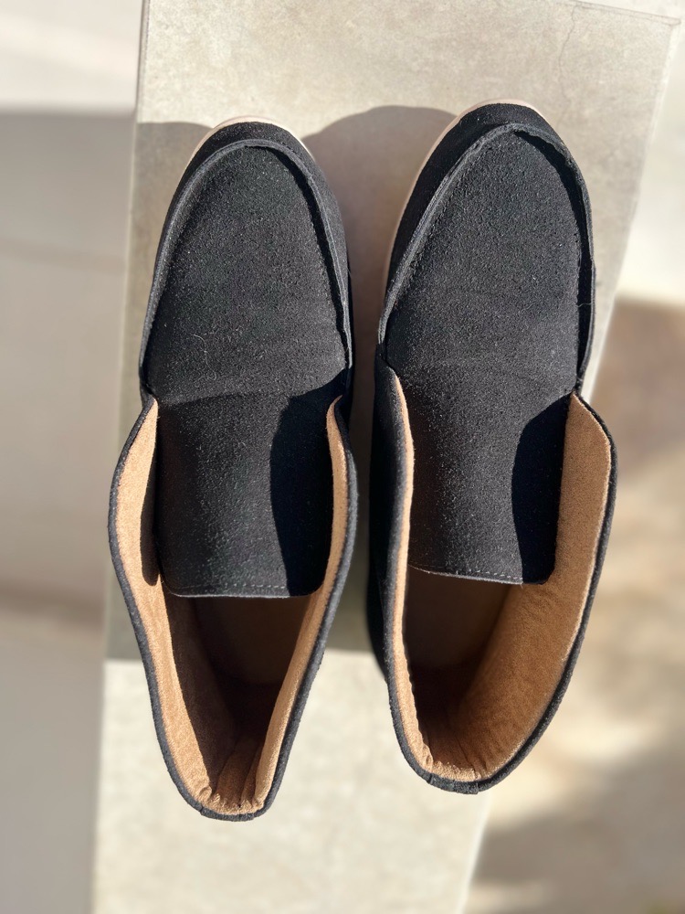 Bottines mi-cheville en daim 