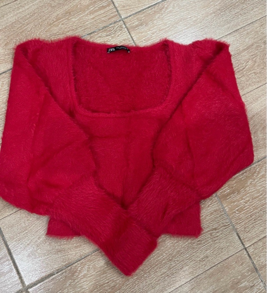 Pull Zara rouge