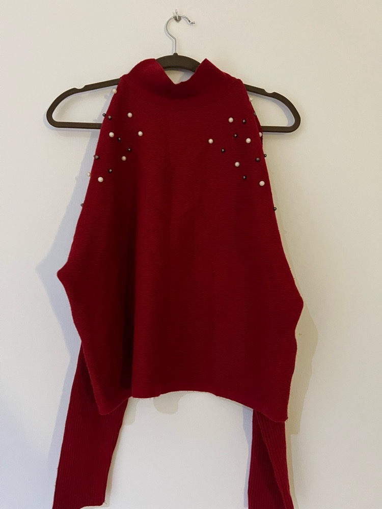 Jolie pull rouge 