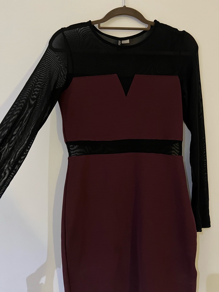 Magnifique robe burgundy 