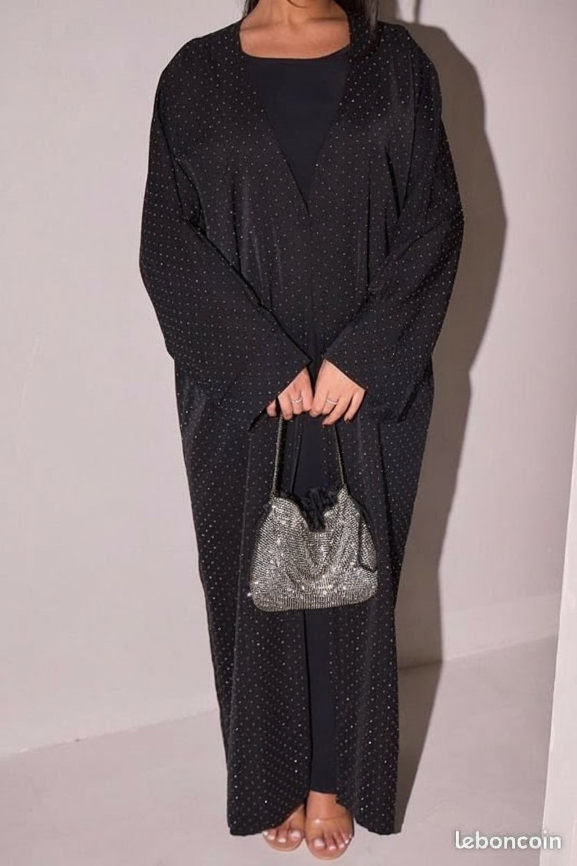 Kimono Bling bling noir
