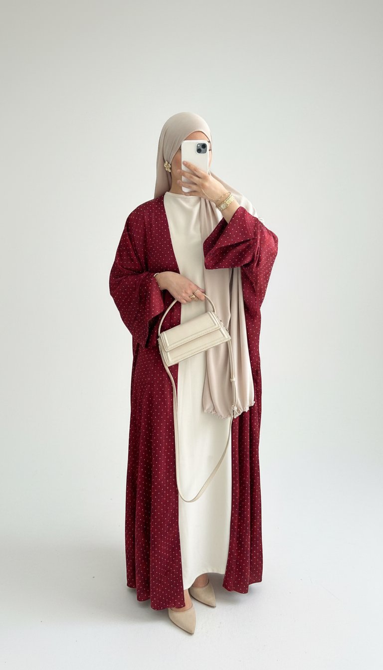 Kimono Burgondie 