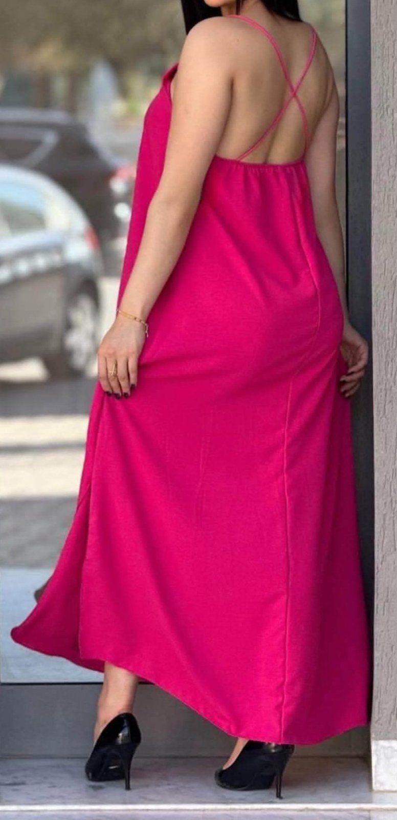 Robe rose fushia  